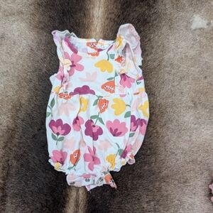 Gerber Floral Bubble Romper